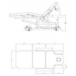 Table électrique Acrum (3 moteurs)