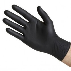 Gants nitrile noir 100 und