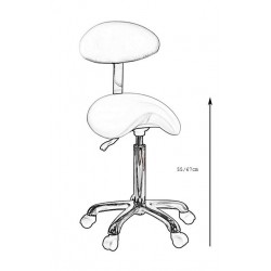 Taburete respaldo Uranus+