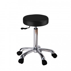 Flat round stool Saturne...